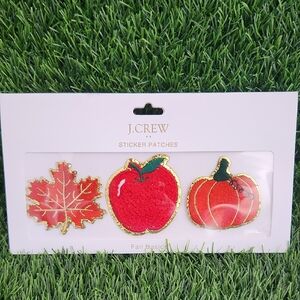 J. Crew Fall Sticker Adhesive Patches: Apple, Leaf, Pumpkin